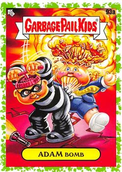 2020 Topps Garbage Pail Kids 35th Anniversary - Booger Green #93a Adam Bomb Front