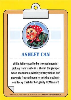 2020 Topps Garbage Pail Kids 35th Anniversary - Bruised Black #2a Ashley Can Back