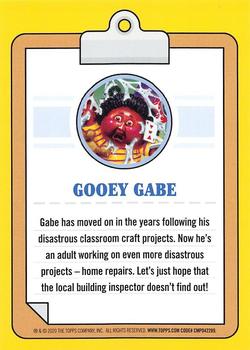 2020 Topps Garbage Pail Kids 35th Anniversary - Bruised Black #10a Gooey Gabe Back