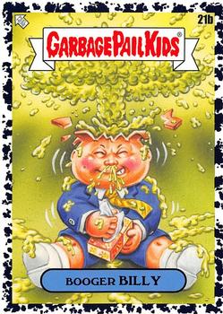 2020 Topps Garbage Pail Kids 35th Anniversary - Bruised Black #21b Booger Billy Front