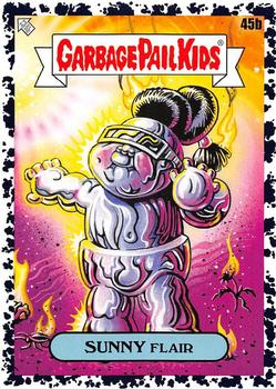 2020 Topps Garbage Pail Kids 35th Anniversary - Bruised Black #45b Sunny Flair Front