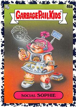 2020 Topps Garbage Pail Kids 35th Anniversary - Bruised Black #46a Social Sophie Front
