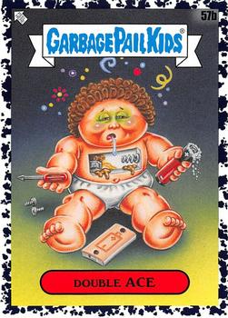 2020 Topps Garbage Pail Kids 35th Anniversary - Bruised Black #57b Double Ace Front