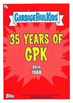 2020 Topps Garbage Pail Kids 35th Anniversary - Bruised Black #69a Abner Cadabra Back