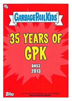 2020 Topps Garbage Pail Kids 35th Anniversary - Bruised Black #80a Beat Bart Back