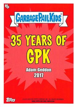 2020 Topps Garbage Pail Kids 35th Anniversary - Bruised Black #84b Gunner Control Back