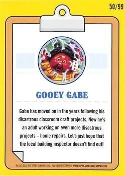 2020 Topps Garbage Pail Kids 35th Anniversary - Spit Blue #10a Gooey Gabe Back