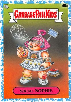 2020 Topps Garbage Pail Kids 35th Anniversary - Spit Blue #46a Social Sophie Front