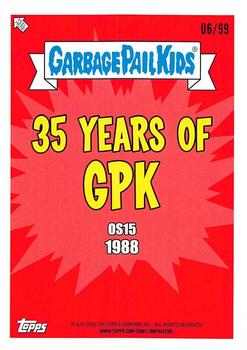 2020 Topps Garbage Pail Kids 35th Anniversary - Spit Blue #70a Sven Sailing Back