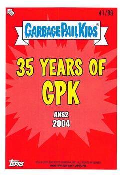 2020 Topps Garbage Pail Kids 35th Anniversary - Spit Blue #72b Candice Opener Back