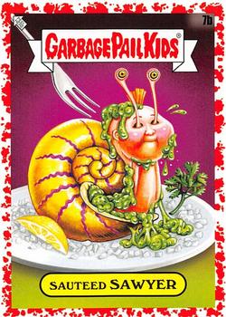 2020 Topps Garbage Pail Kids 35th Anniversary - Bloody Red Nose #7b Sauteed Sawyer Front