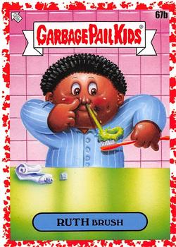 2020 Topps Garbage Pail Kids 35th Anniversary - Bloody Red Nose #67b Ruth Brush Front