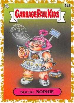 2020 Topps Garbage Pail Kids 35th Anniversary - Fools Gold 35th #46a Social Sophie Front