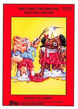 2020 Topps Garbage Pail Kids 35th Anniversary - Fools Gold 35th #91a Tooth Les Back