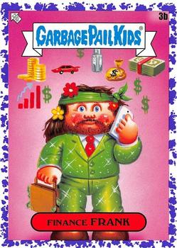 2020 Topps Garbage Pail Kids 35th Anniversary - Jelly Purple #3b Finance Frank Front
