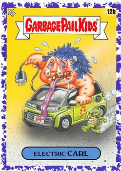 2020 Topps Garbage Pail Kids 35th Anniversary - Jelly Purple #12b Electric Carl Front