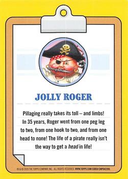 2020 Topps Garbage Pail Kids 35th Anniversary - Jelly Purple #14a Jolly Roger Back