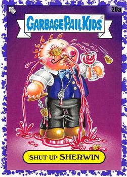 2020 Topps Garbage Pail Kids 35th Anniversary - Jelly Purple #20a Shut Up Sherwin Front