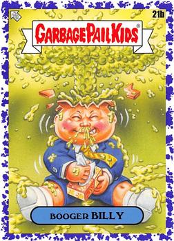 2020 Topps Garbage Pail Kids 35th Anniversary - Jelly Purple #21b Booger Billy Front
