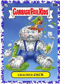 2020 Topps Garbage Pail Kids 35th Anniversary - Jelly Purple #22a Cracked Jack Front