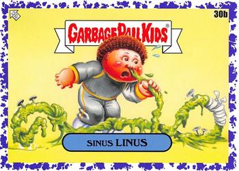 2020 Topps Garbage Pail Kids 35th Anniversary - Jelly Purple #30b Sinus Linus Front
