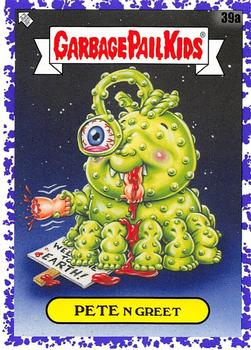 2020 Topps Garbage Pail Kids 35th Anniversary - Jelly Purple #39a Pete N Greet Front