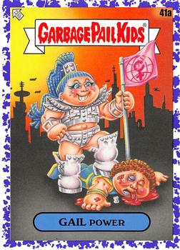 2020 Topps Garbage Pail Kids 35th Anniversary - Jelly Purple #41a Gail Power Front