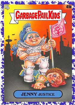 2020 Topps Garbage Pail Kids 35th Anniversary - Jelly Purple #41b Jenny Justice Front