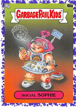 2020 Topps Garbage Pail Kids 35th Anniversary - Jelly Purple #46a Social Sophie Front