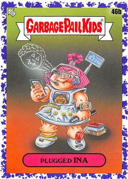 2020 Topps Garbage Pail Kids 35th Anniversary - Jelly Purple #46b Plugged Ina Front