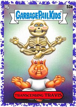 2020 Topps Garbage Pail Kids 35th Anniversary - Jelly Purple #53a Transcending Travis Front