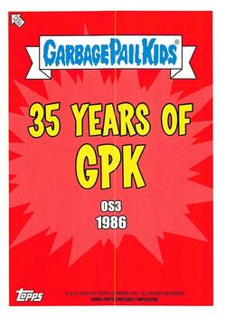 2020 Topps Garbage Pail Kids 35th Anniversary - Jelly Purple #58a Lorne Ranger Back