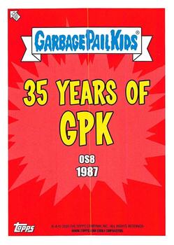 2020 Topps Garbage Pail Kids 35th Anniversary - Jelly Purple #63b Wally Warlock Back
