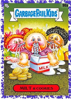 2020 Topps Garbage Pail Kids 35th Anniversary - Jelly Purple #90a Milt & Cookies Front