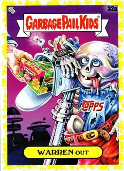 2020 Topps Garbage Pail Kids 35th Anniversary - Phlegm Yellow #32a Warren Out Front