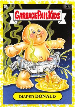 2020 Topps Garbage Pail Kids 35th Anniversary - Phlegm Yellow #37b Diaper Donald Front