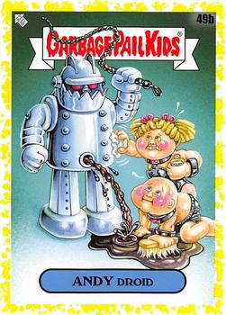 2020 Topps Garbage Pail Kids 35th Anniversary - Phlegm Yellow #49b Andy Droid Front