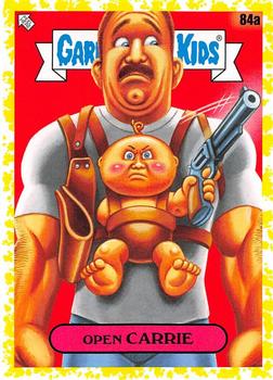 2020 Topps Garbage Pail Kids 35th Anniversary - Phlegm Yellow #84a Open Carrie Front