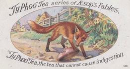 1924 Ty-phoo Tea Aesop's Fables #6 The Fox and the Mask Front