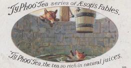 1924 Ty-phoo Tea Aesop's Fables #8 The Fox and the Wolf Front