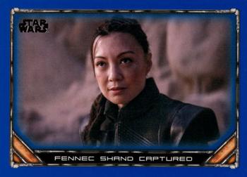 2020 Topps Star Wars: The Mandalorian Season 1 - Blue #62 Fennec Shand Captured Front