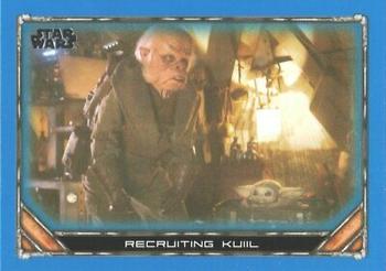 2020 Topps Star Wars: The Mandalorian Season 1 - Blue #80 Recruiting Kuiil Front