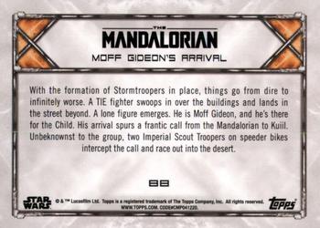 2020 Topps Star Wars: The Mandalorian Season 1 - Blue #88 Moff Gideon’s Arrival Back