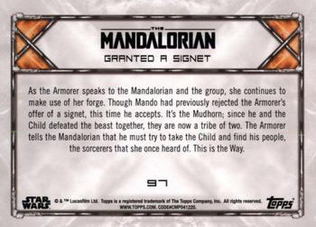 2020 Topps Star Wars: The Mandalorian Season 1 - Blue #97 Granted a Signet Back
