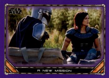 2020 Topps Star Wars: The Mandalorian Season 1 - Purple #42 A New Mission Front
