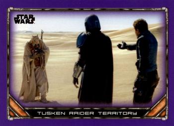 2020 Topps Star Wars: The Mandalorian Season 1 - Purple #59 Tusken Raider Territory Front