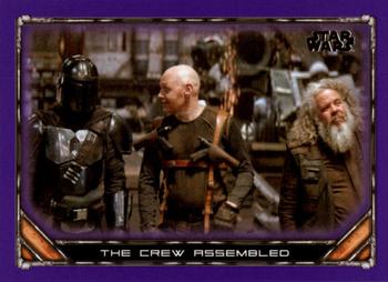 2020 Topps Star Wars: The Mandalorian Season 1 - Purple #67 The Crew Assembled Front