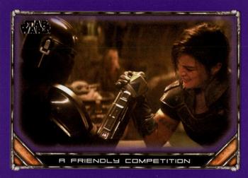 2020 Topps Star Wars: The Mandalorian Season 1 - Purple #82 A Friendly Competition Front
