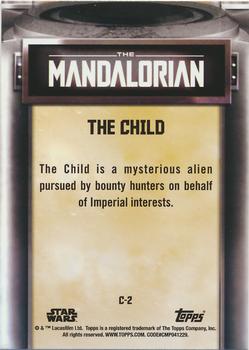 2020 Topps Star Wars: The Mandalorian Season 1 - Characters #C-2 The Child Back