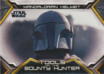 2020 Topps Star Wars: The Mandalorian Season 1 - Tools of the Bounty Hunter #TB-5 Mandalorian Helmet Front